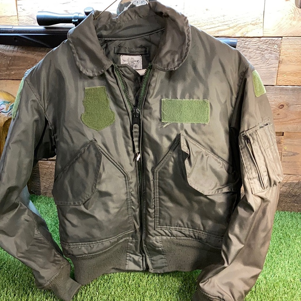 Cold weather military flyers jacket